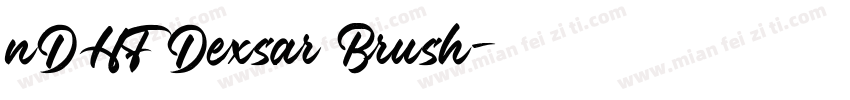 nDHF Dexsar Brush字体转换